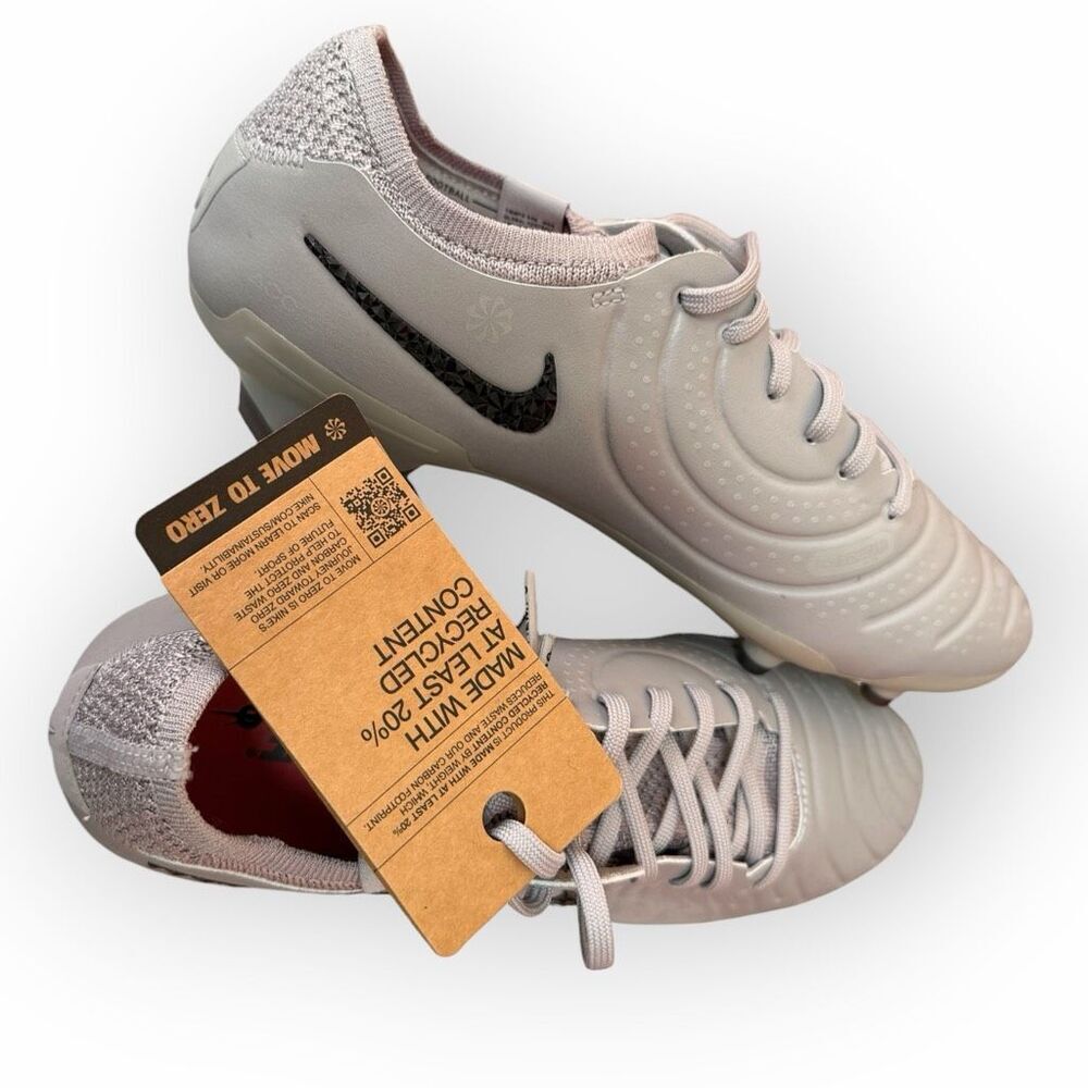 Nike Tiempo Legend 10 Elite FG Atmosphere Grey Black FQ3250-001 Mens size 6.5